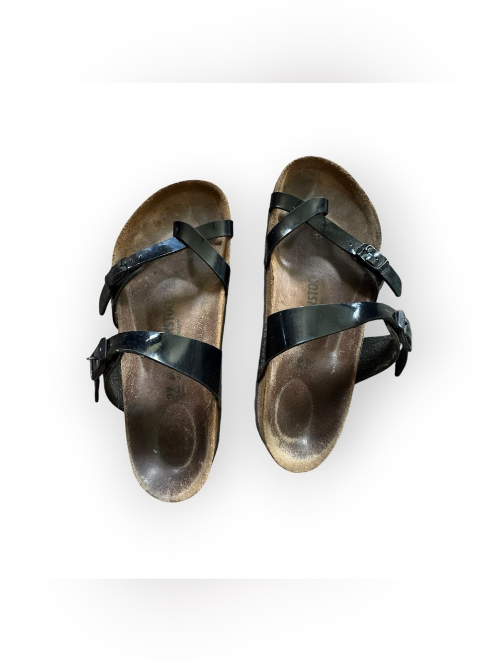 Birkenstock Mayari Style Black Leather Strappy Sandals for Women